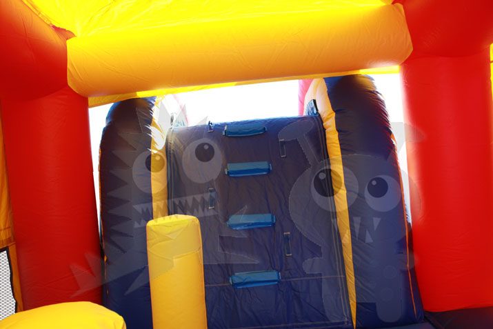 3D Sports Combo Bounce House Jumper Wet/Dry with Slide Pool and Basketball Hoop Commercial Inflatable For Sale