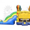 Hot Air Balloon Combo Bounce House Jumper Wet/Dry with Slide Pool and Basketball Hoop Commercial Inflatable For Sale