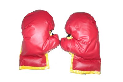 Oversized Blue or Red Pair of Boxing Gloves for Inflatable Boxing Ring