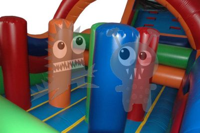 Commercial Inflatable Obstacle Course Wet/Dry Slide Commercial Inflatable For Sale