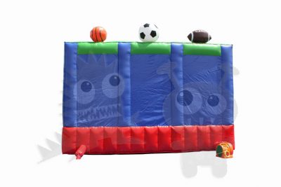 Inflatable 3-in-1 Sports Center Game with Basketball, Football, and Soccer Commercial Inflatable for Sale