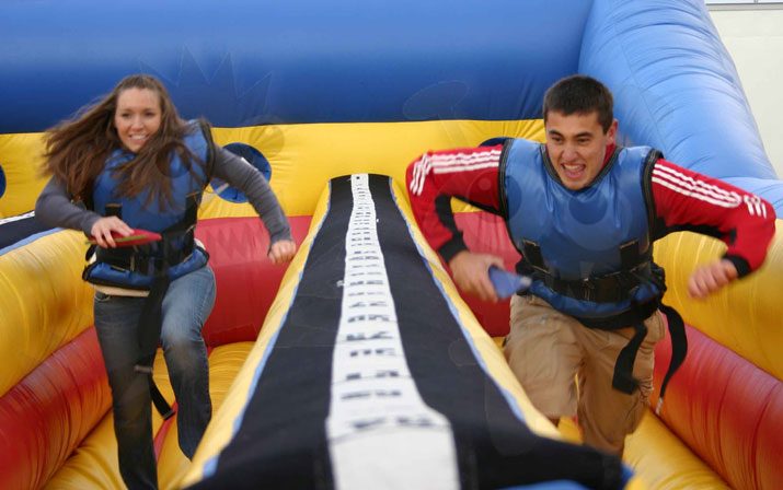 Extreme Sports Inflatable Bungee Run Commercial Inflatable For Sale