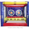 Commercial Grade Inflatable Knock It Off Archery Game Fun for All Ages, Interchangeable Art Panels