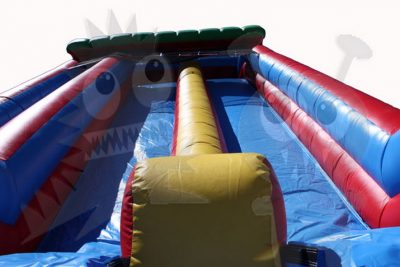19' Double Wave Double Lane Wet/Dry Slide Commercial Inflatable For Sale