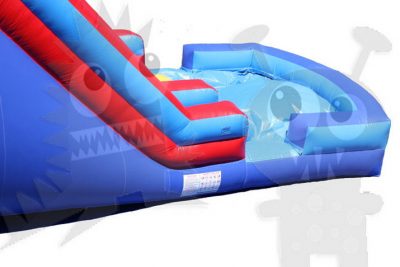 19' Double Wave Double Lane Wet/Dry Slide Commercial Inflatable For Sale