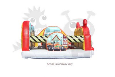 City Indoor Playground with Obstacles and Hoops Commercial Inflatable for Sale