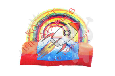 WAT-SSS27-RAINBOW - 27' Rainbow Slip & Slide With Full Square Pool