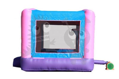 13x13 Pink/Purple Bounce House Jumper with Basketball Hoop Commercial Inflatable For Sale