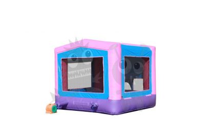 13x13 Pink/Purple Bounce House Jumper with Basketball Hoop Commercial Inflatable For Sale