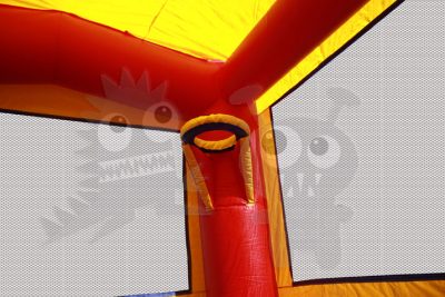 13x13 3D Sports Bounce House Jumper with Basketball Hoop Commercial Inflatable For Sale