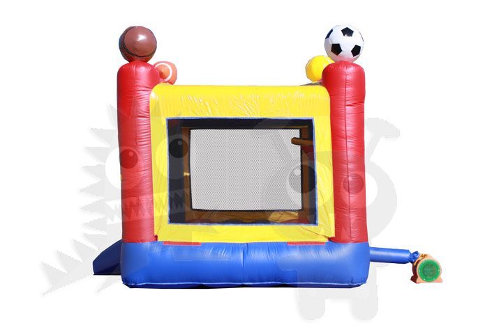 13x13 3D Sports Bounce House Jumper with Basketball Hoop Commercial Inflatable For Sale