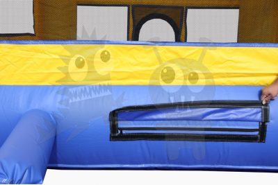 13x13 Hot Air Balloon Bounce House Jumper with Basketball Hoop Commercial Inflatable For Sale