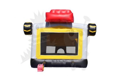 13x13 Monster Truck Bounce House Jumper with Basketball Hoop Commercial Inflatable For Sale