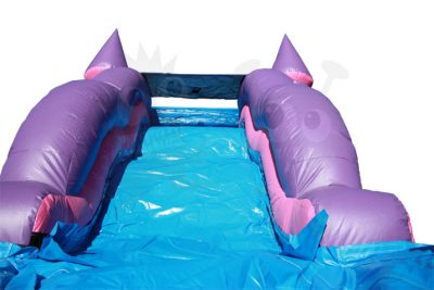 Pink Purple Castle 5-in-1 Combo Bounce House Jumper Wet/Dry with Slide Pool and Basketball Hoop Commercial Inflatable For Sale
