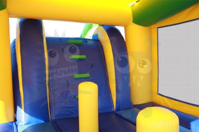 Hot Air Balloon Combo Bounce House Jumper Wet/Dry with Slide Pool and Basketball Hoop Commercial Inflatable For Sale