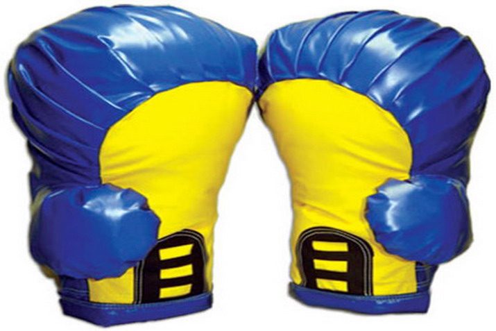 Oversized Blue or Red Pair of Boxing Gloves for Inflatable Boxing Ring