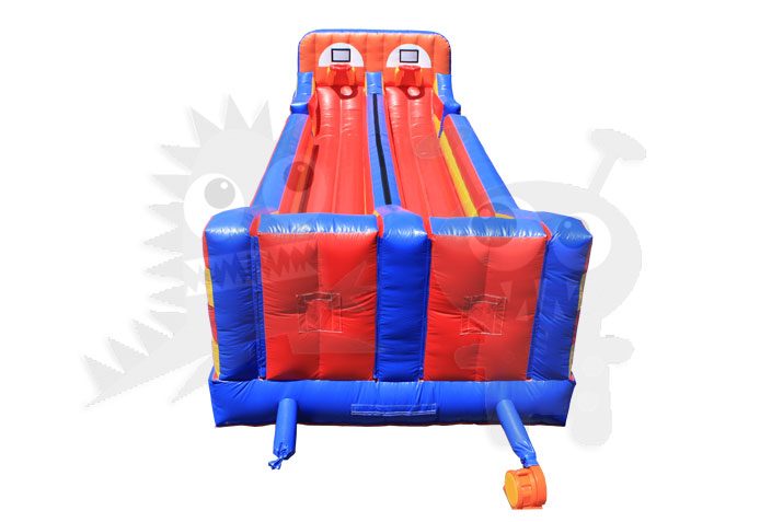 Inflatable Dual Lane Extreme Sports Bungee Run Hoop Shot Commercial Inflatable For Sale