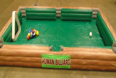 Inflatable Human Billiard Sports Game Commercial Inflatable For Sale