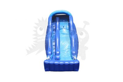 18' Dolphin Wave Wet/Dry Water Slide Single Lane Commercial Inflatable For Sale