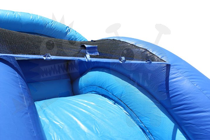 18' Dolphin Wave Wet/Dry Water Slide Single Lane Commercial Inflatable For Sale
