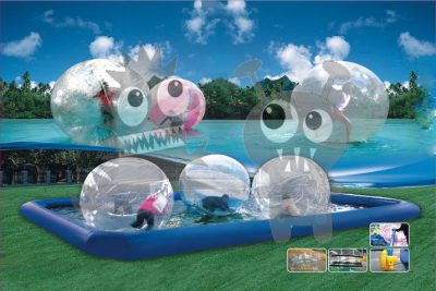 Inflatable Square Water Ball Pools Commercial Inflatable For Sale