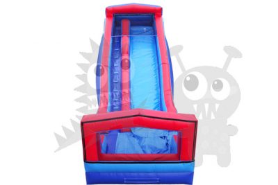 18' Inflatable Wet or Dry Water Slide Art Panel Single Lane Commercial Inflatable For Sale