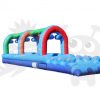 36' Slip Slide & Dip with Pool Single Lane Commercial Inflatable For Sale