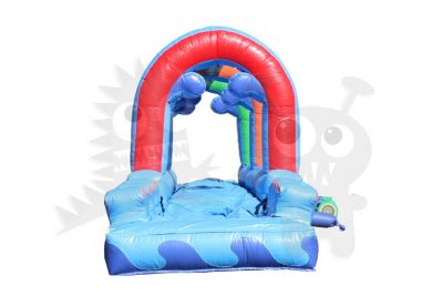 36' Slip Slide & Dip with Pool Single Lane Commercial Inflatable For Sale