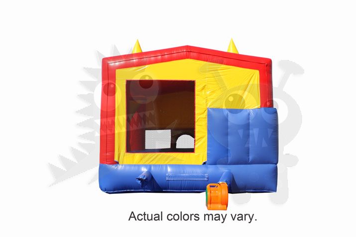 Inflatable Neutral Color Castle Point Combo Bouncer with Slide, Climbing Wall and Hoop Commercial Inflatable For Sale