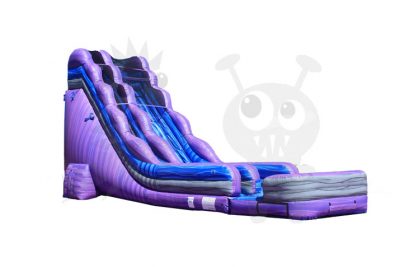 20' PURPLE MARBLE WET/DRY WATER SLIDE COMMERCIAL
