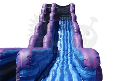 20' PURPLE MARBLE WET/DRY WATER SLIDE COMMERCIAL