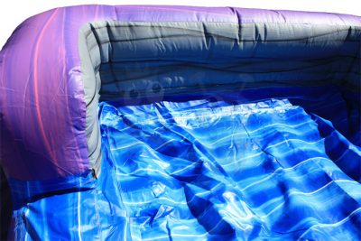 20' PURPLE MARBLE WET/DRY WATER SLIDE COMMERCIAL